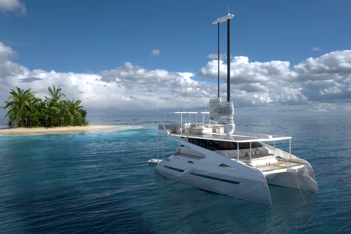 Zen Yachts has started construction of the first Zen50 solar-electric catamaran with fully automated wingsail