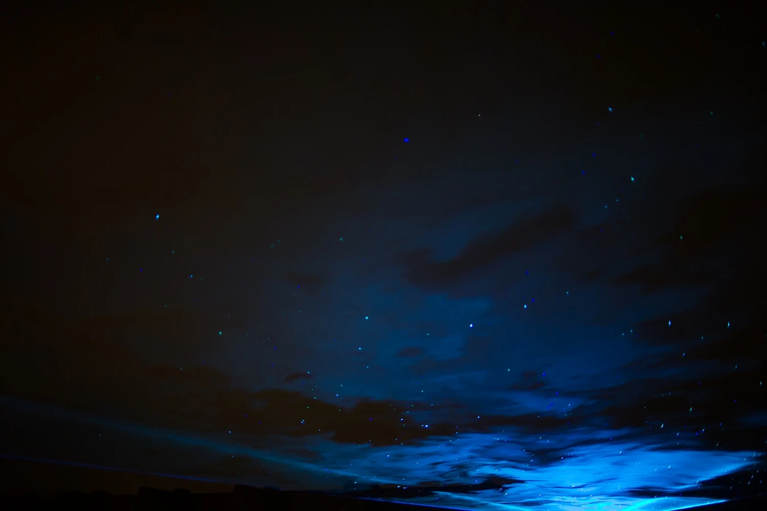 Steam machines are used to produce a medium that captures the light