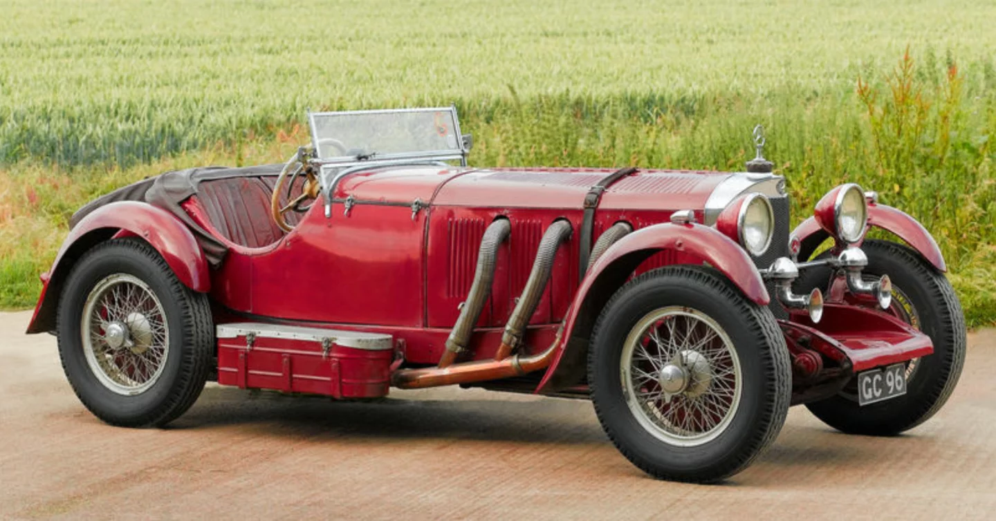 This highly original example of a 1929 Mercedes-Benz 7.1 litre 38/250 SSK Short-Wheelbase Two-Seat Sports Tourer sold for US$7,443,070 at Bonhams Goodwood Revival sale in 2004