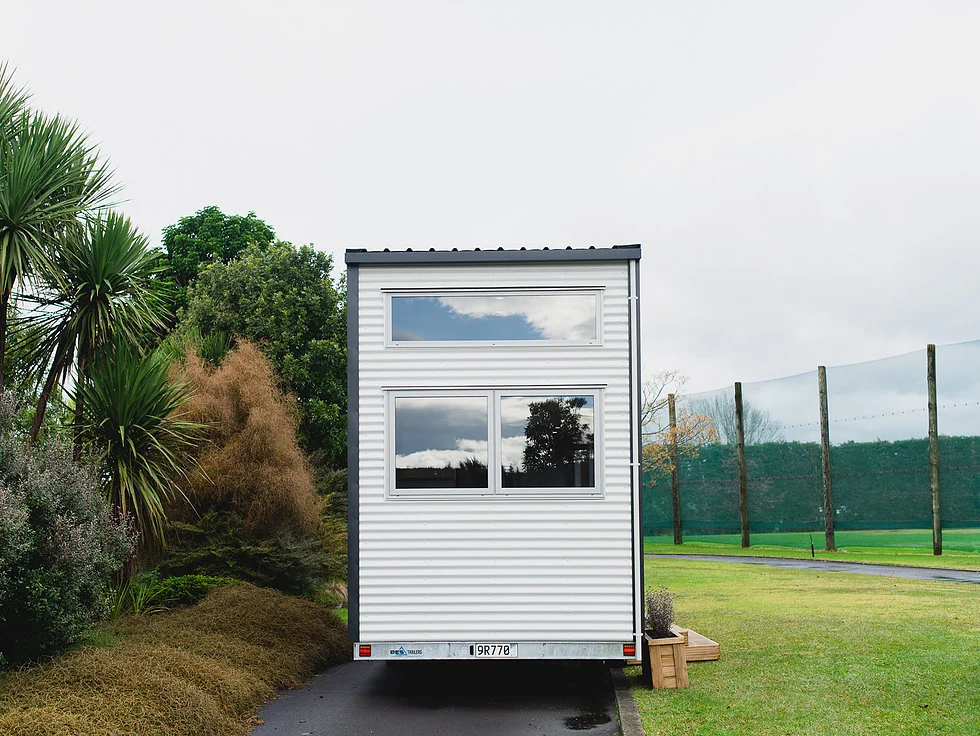 The Buster Tiny House measures 2.4 m (7.9 ft)-wide