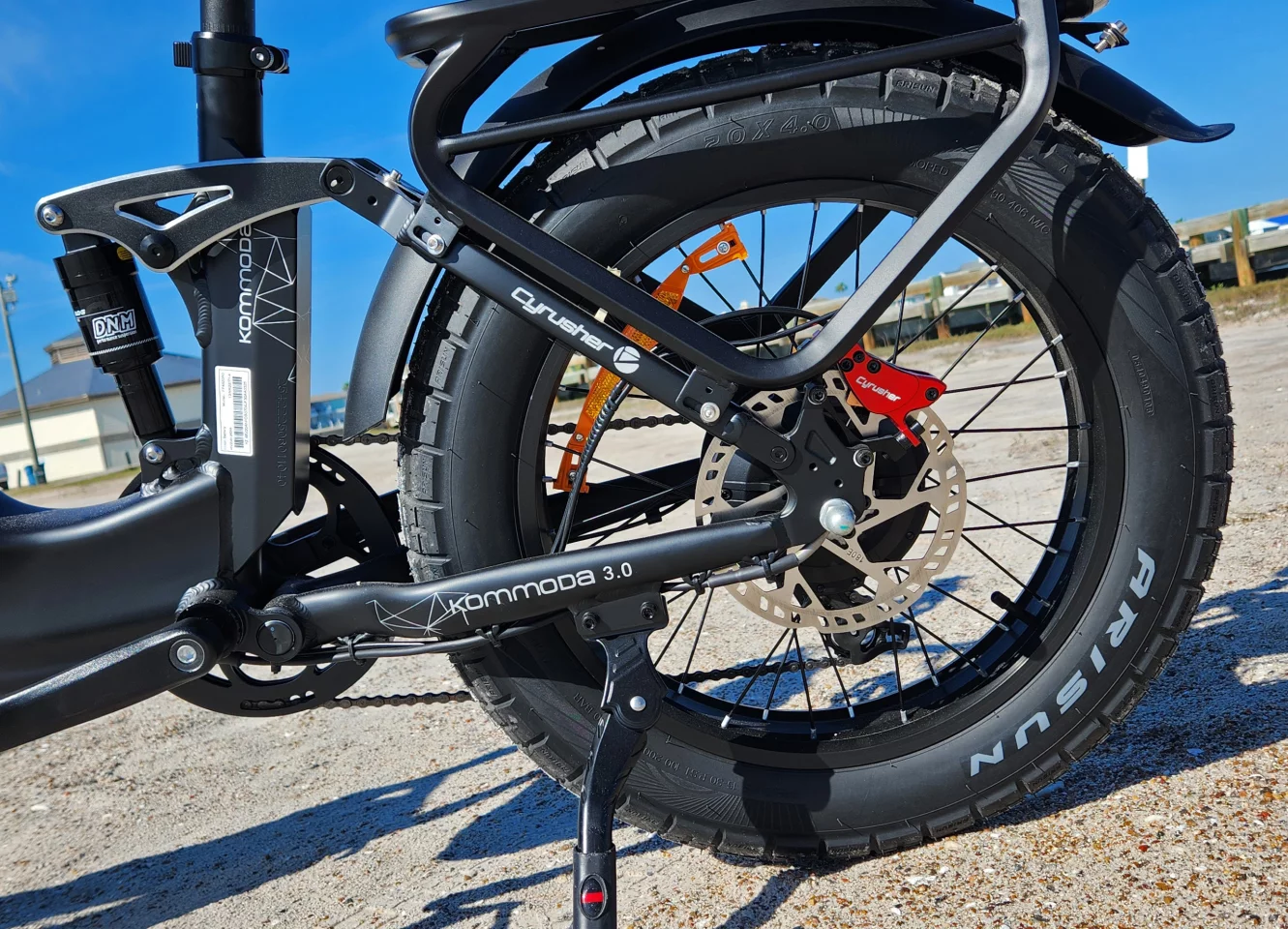 While the cargo rack is indeed bolted on, it feels very stout. As you can see, there's no shortage of badging.