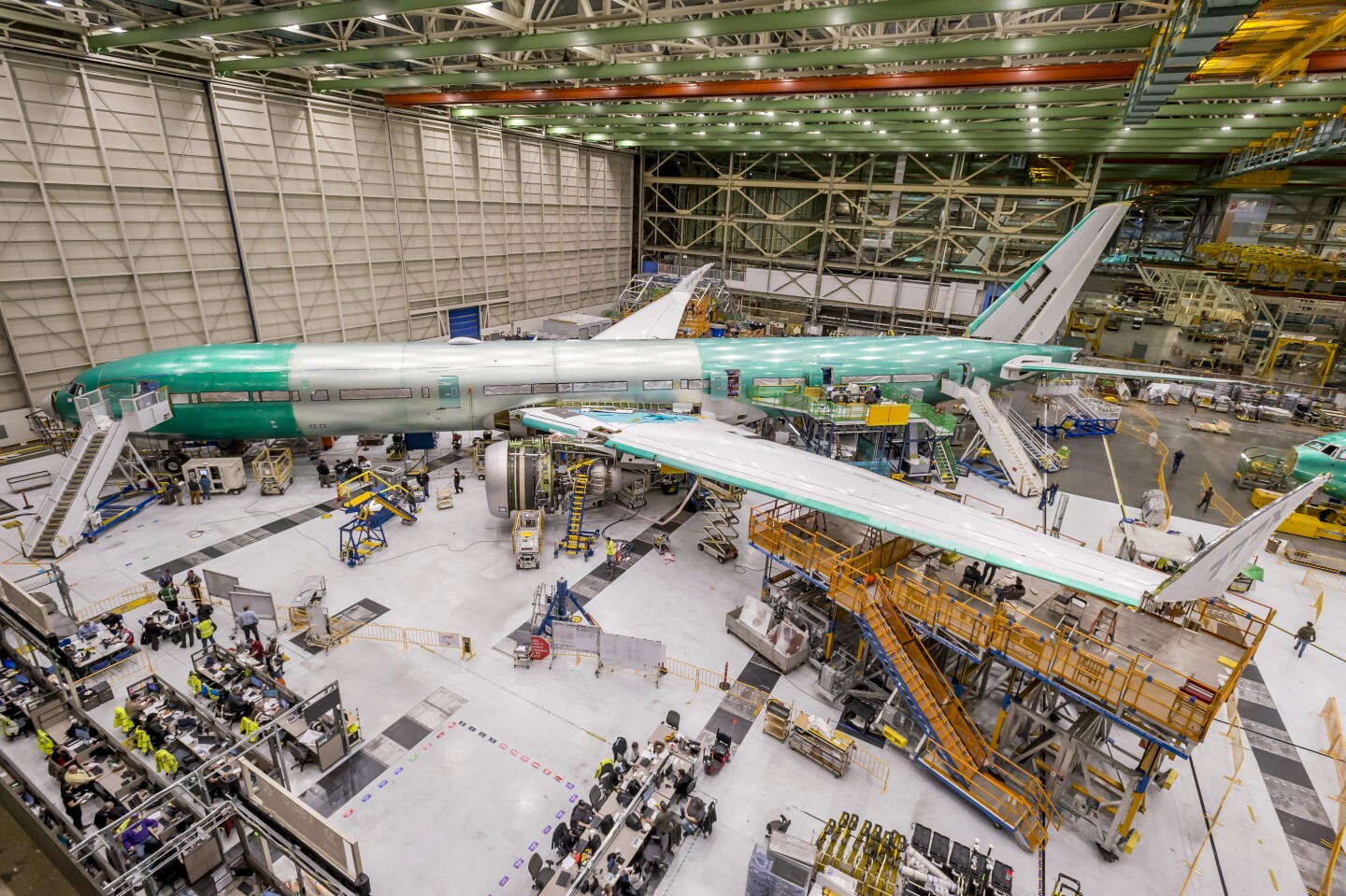 The 777X is scheduled to make its maiden flight in 2019