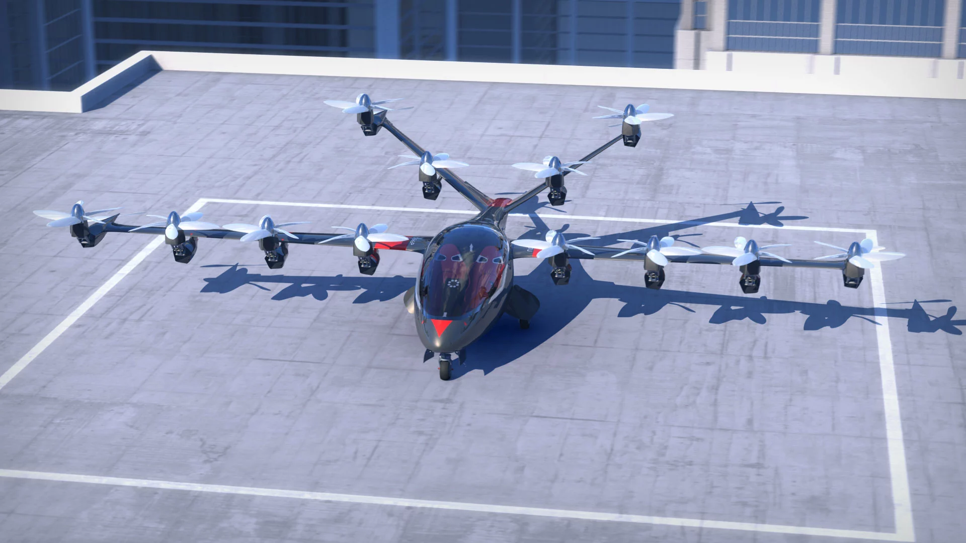 Joby conceives the S2 VTOL tilt-rotor aircraft as a kind of commuter aircraft