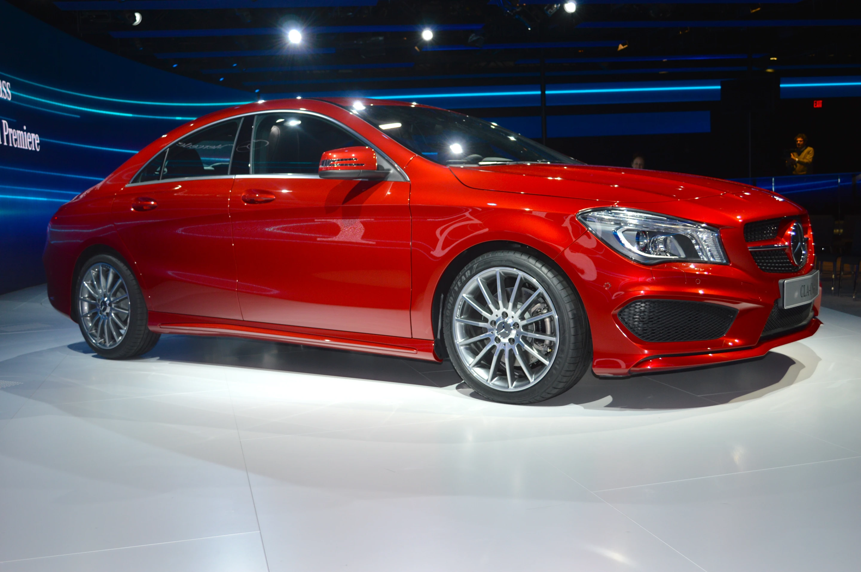 The 2014 CLA-Class debuts at the 2013 North American International Auto Show