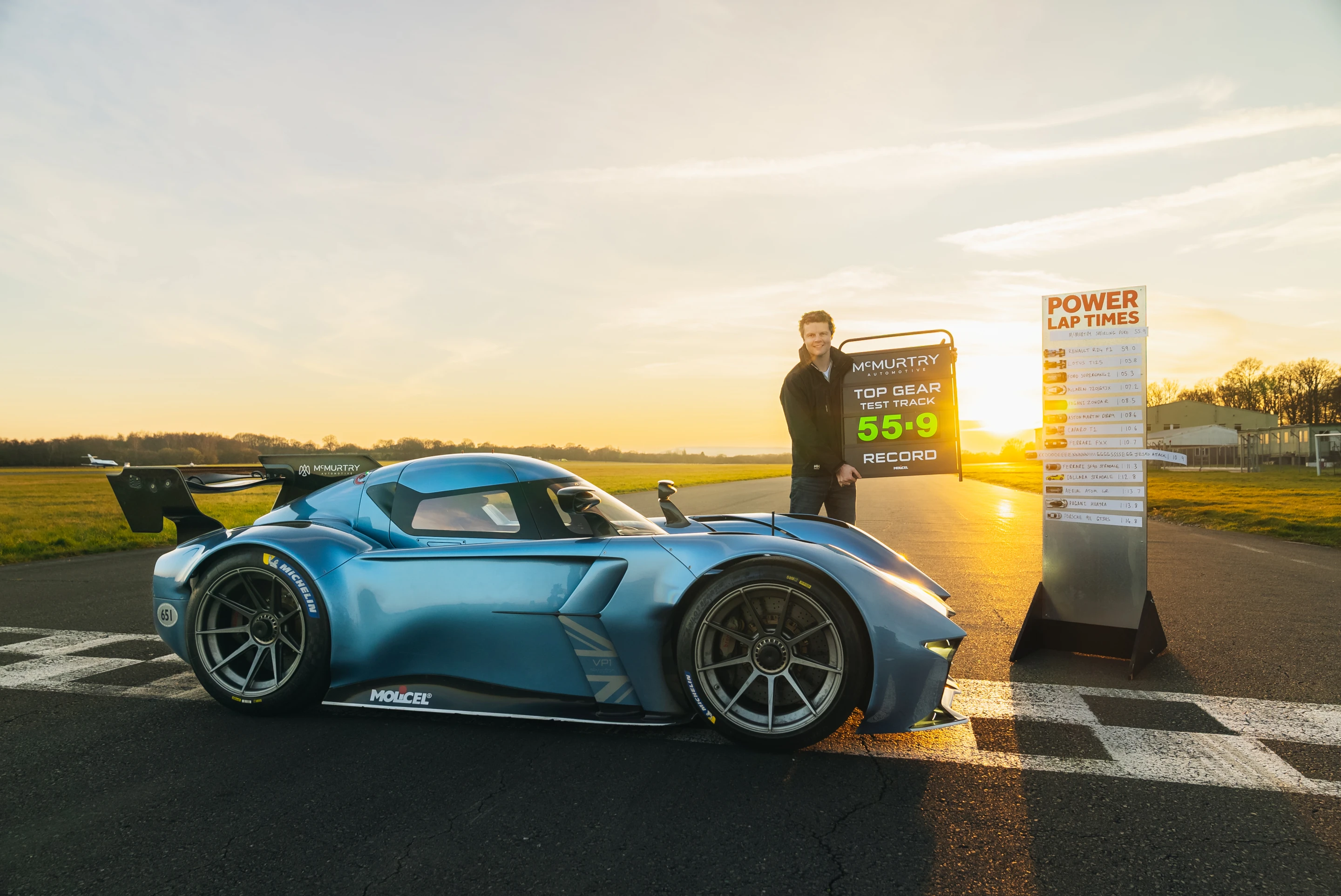 Top Gear Test Rack McMurtry Spéirling breaks Top Gear track record: a new hypercar king