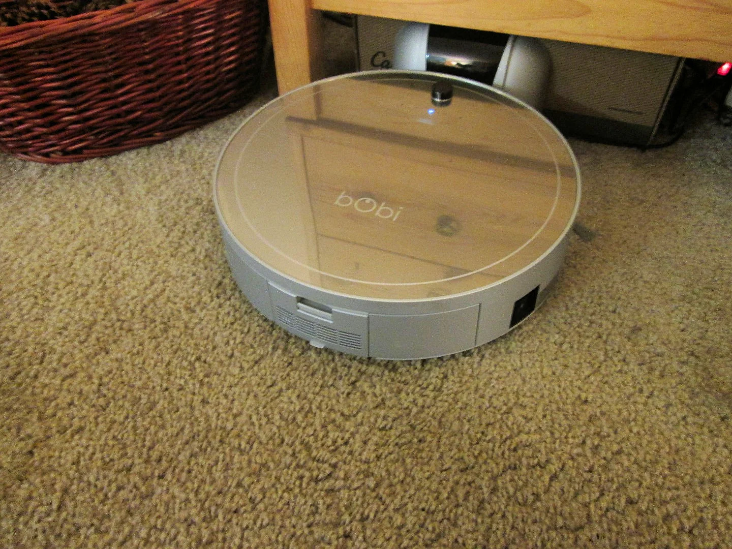The bObi Pet at its charging station