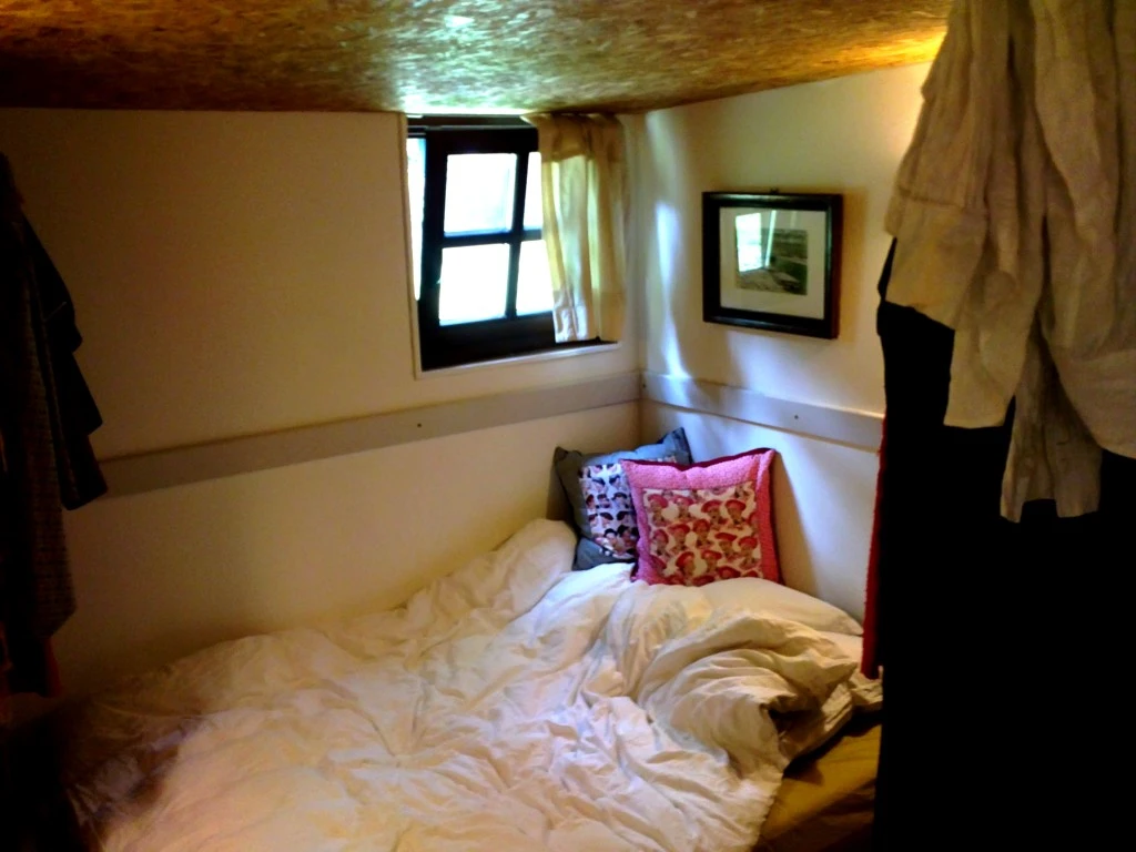 One of the two bedrooms, with German-made double-glazed safety window