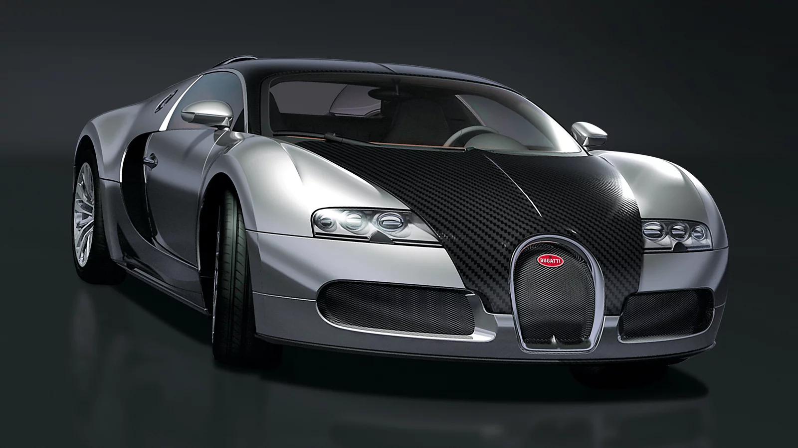 The Bugatti Veyron Pur Sang was the first supercar released sans paint job