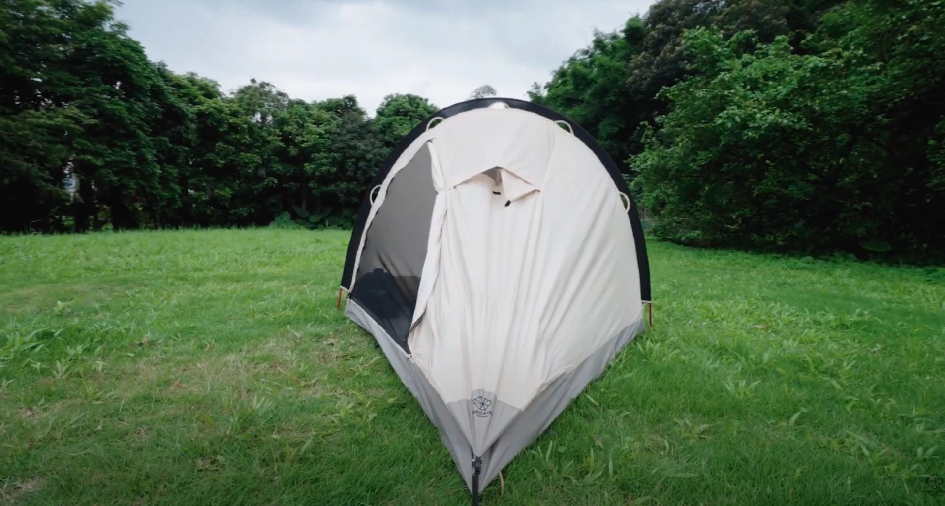 1.7-lb hammock tent pitches in seconds, stands up to hurricane winds