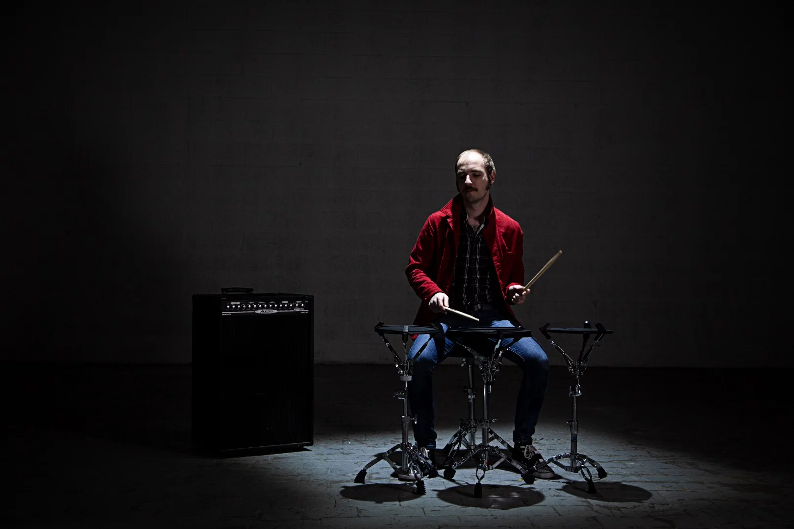 Multiple Senspads can be used to create bigger and better e-drum kits