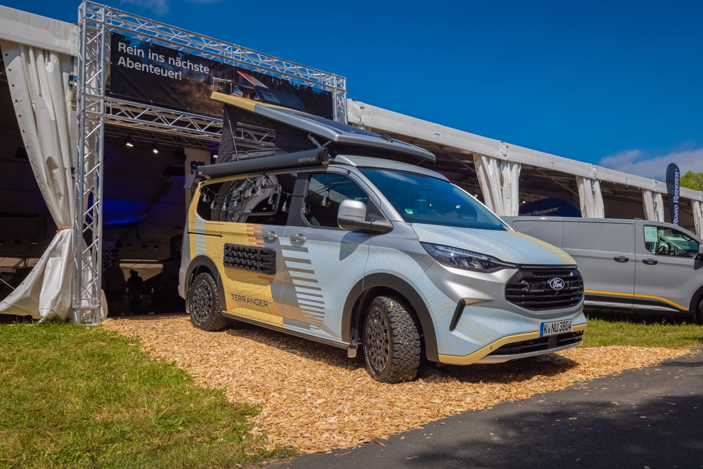 The vibrant wrap and mounted accessories tend to grab your attention first, but look closer and you'll notice the rugged BFG all-terrain tires, off-road grille with embedded lighting, and rock sliders between the wheels