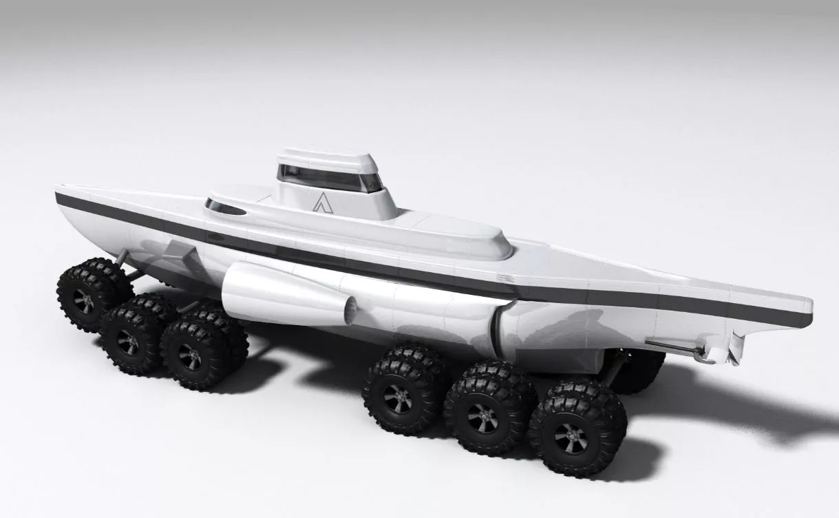 Philip Pauley's proposed Pathfinder submarines would be able to crawl along the sea floor, or move through the water when necessary