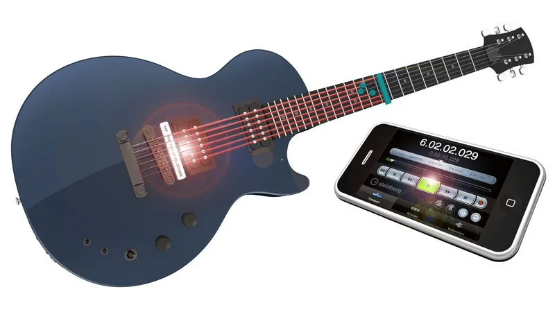 The Laser Pitch Detection Pickup system accurately detects the pitch of a string - even before a player has plucked it