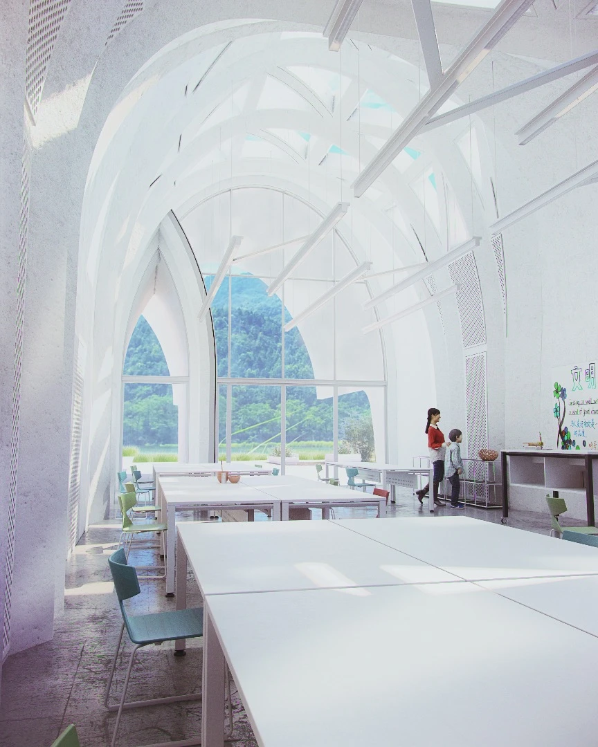 The Lushan Primary School project will actually include a school, a dormitory and some utility buildings