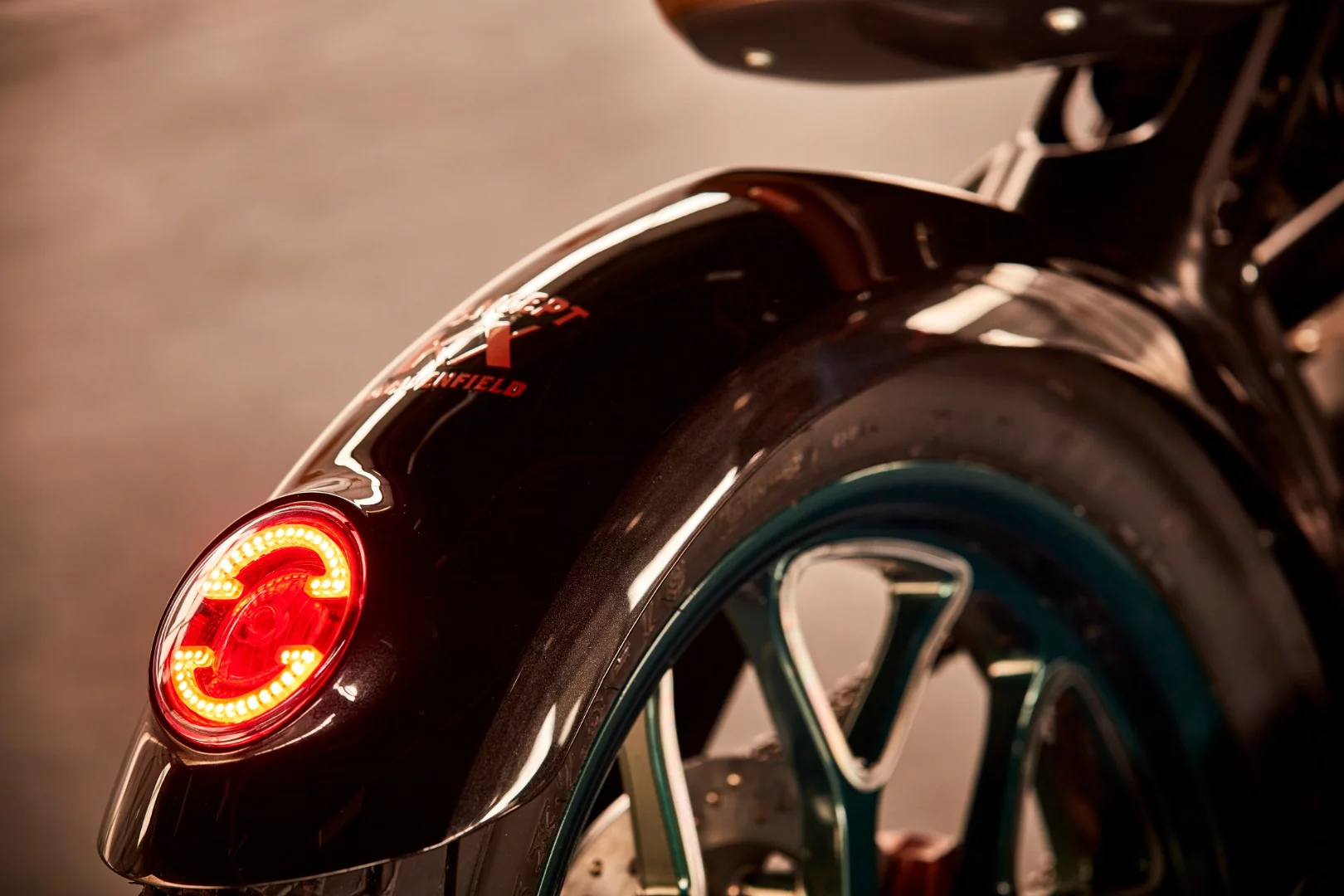 Royal Enfield Concept KX: rear fender and brake light