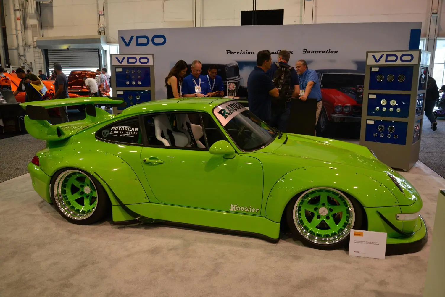 What's up with the green Porsches?