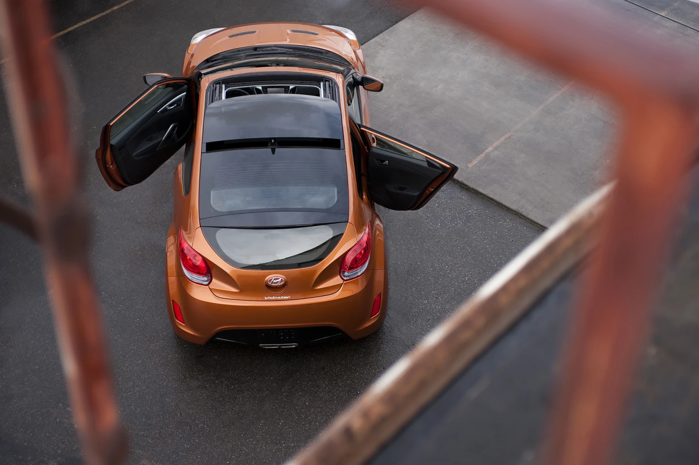 The Hyundai Veloster 3-door coupe