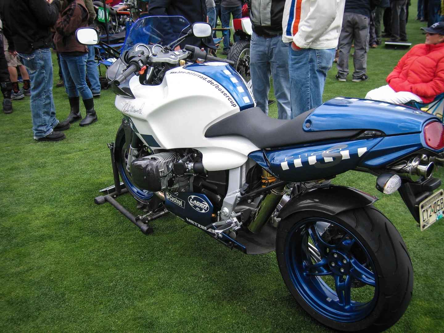 It's not vintage or classic but the BMW Boxer Cup is still a looker