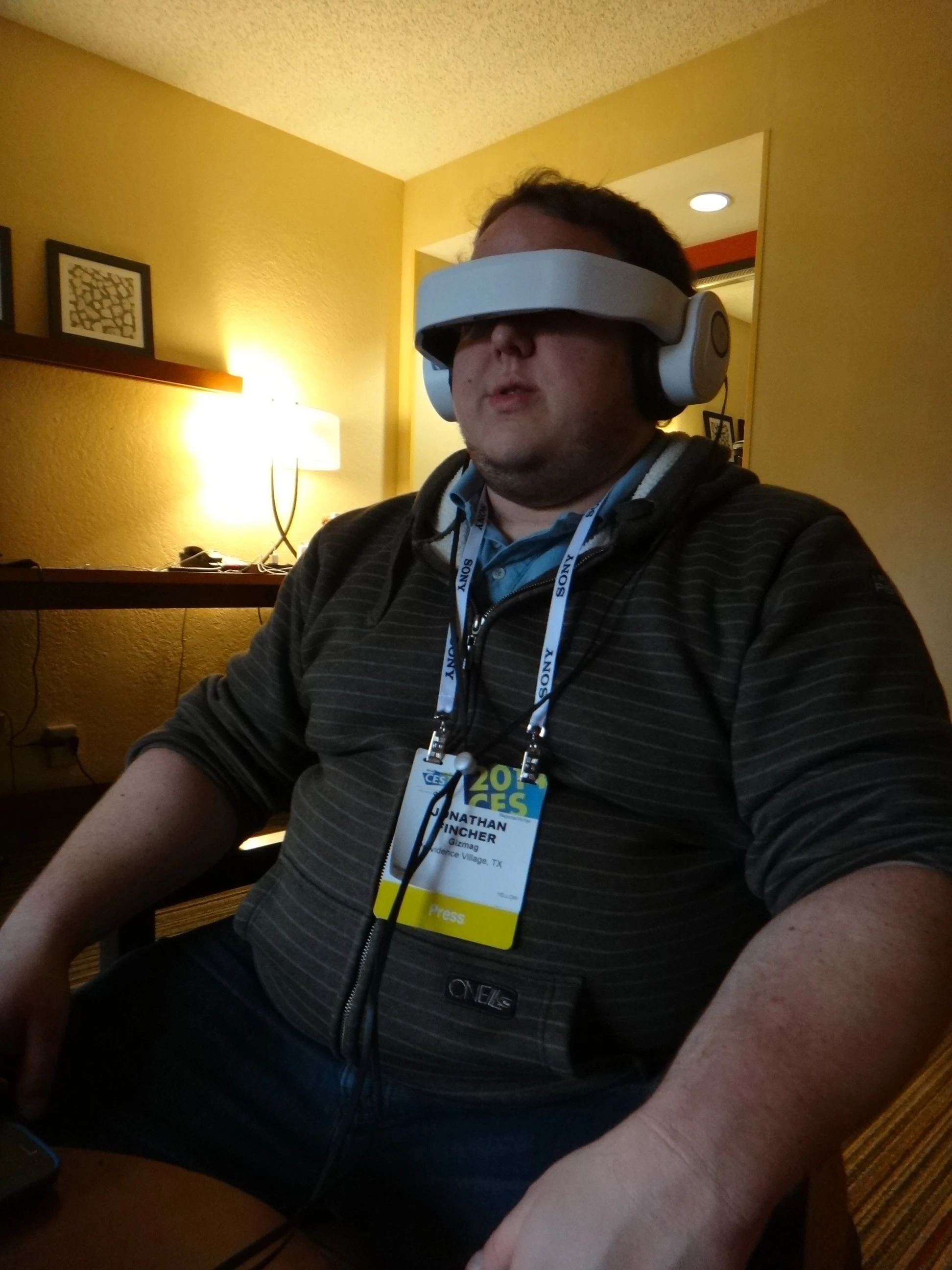 Gizmag gets some hands-on time with the Avegant Glyph, a virtual retinal display fused with a pair of high-quality headphones