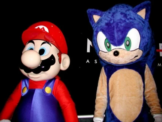 Mario and Sonic The Hedgehog at the 2005 awards