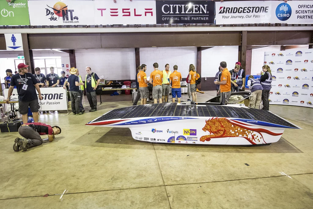 The Nuon Solar Team has focused on efficiency, safety and reliability in building its Nuna8 solar car