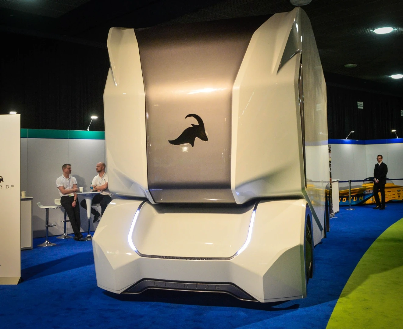 We were quite impressed by the sheer size of the Einride T-pod