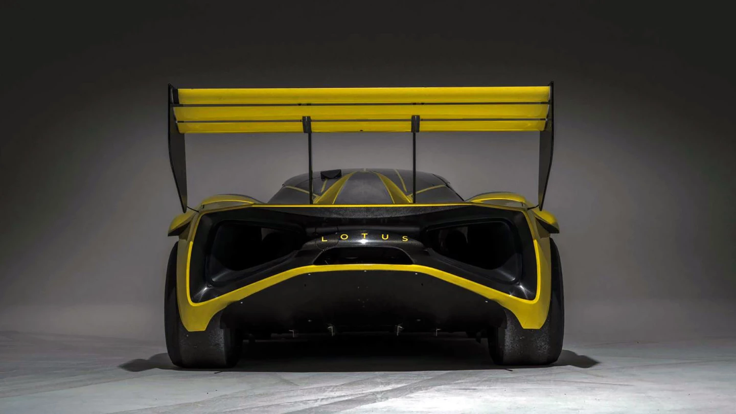 That is unmistakenly a barn door affixed to the Lotus Evija X to produce more moo-force