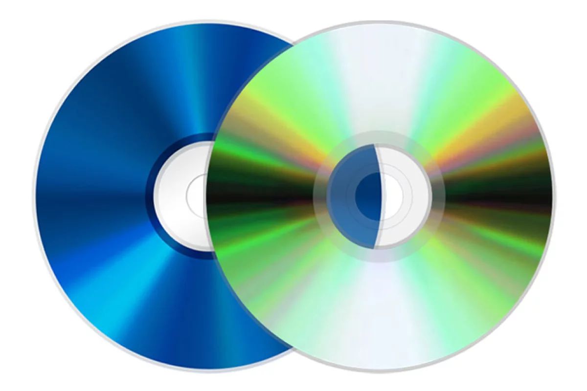 The new dual format 'flipper' discs feature standard DVD format on one side, and Blu-ray on the other
