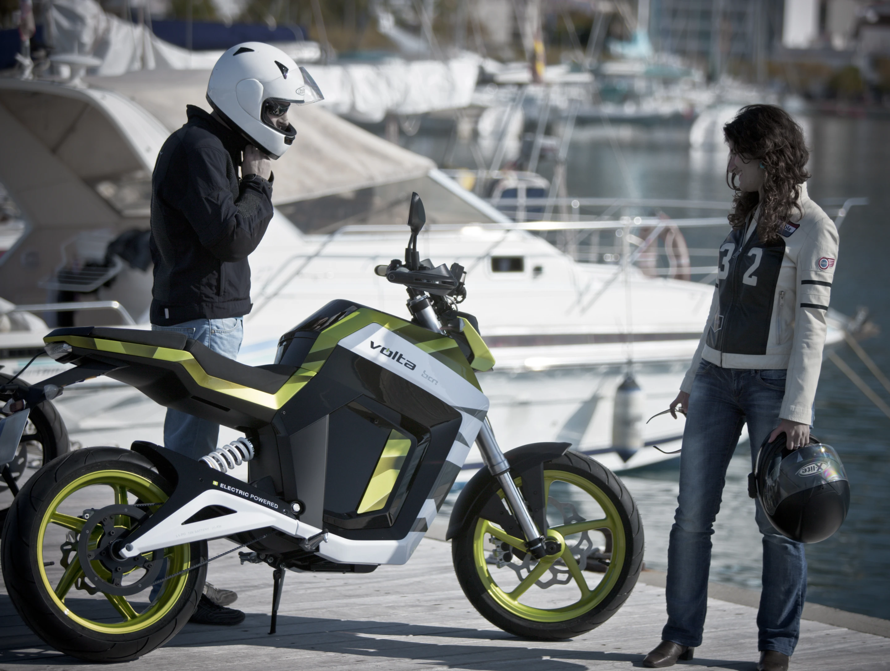 The Volta BCN Sport electric motorcycle - designed for urban riding