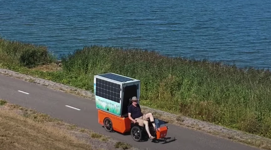 A four-wheeled pedal-assist tiny motorhome won't work everywhere, but in places that offer the right cycling infrastructure and scenery, the Flevobike GoCamp could be the perfect escape