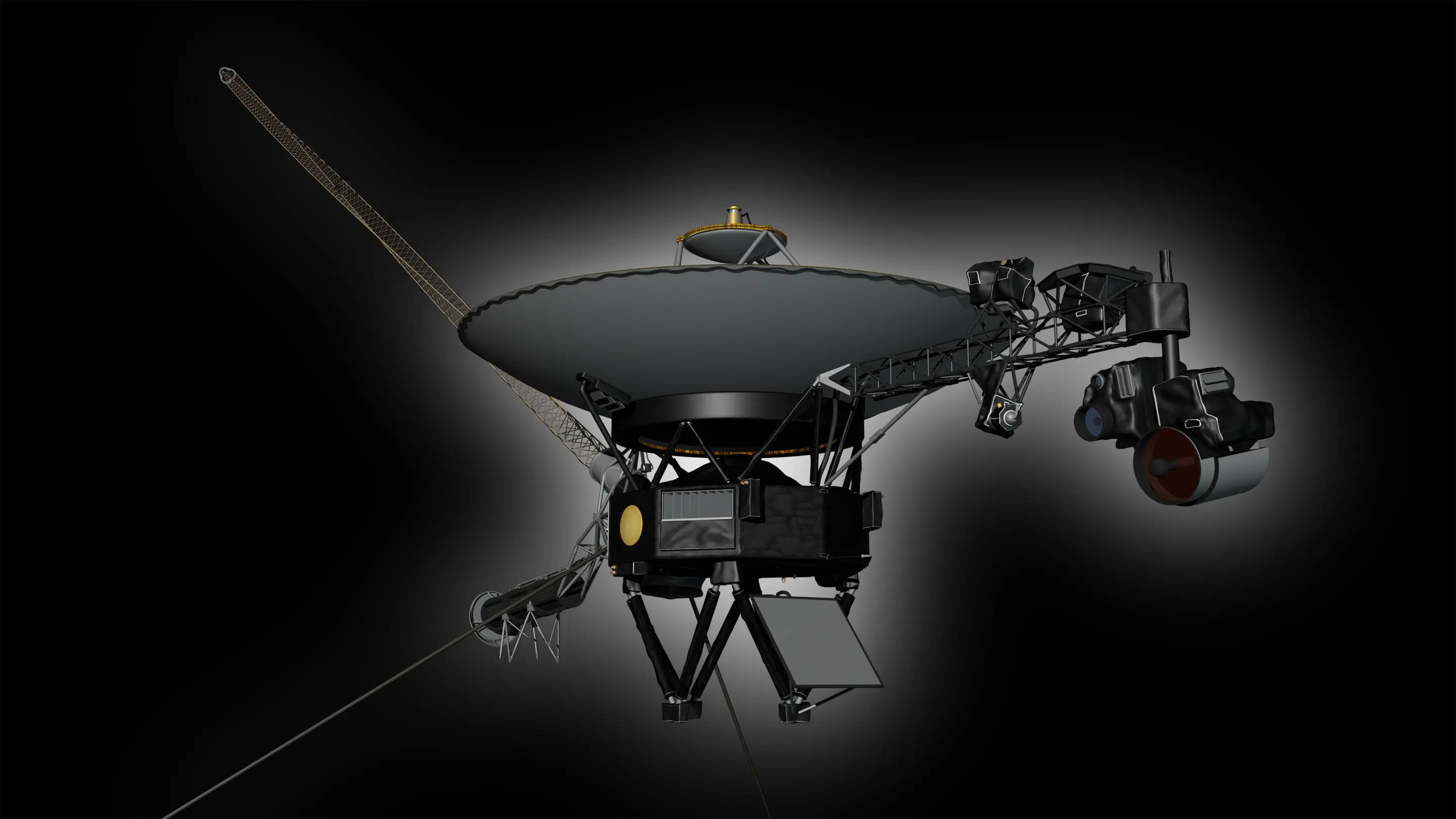Model of the Voyager spacecraft (Image: NASA)