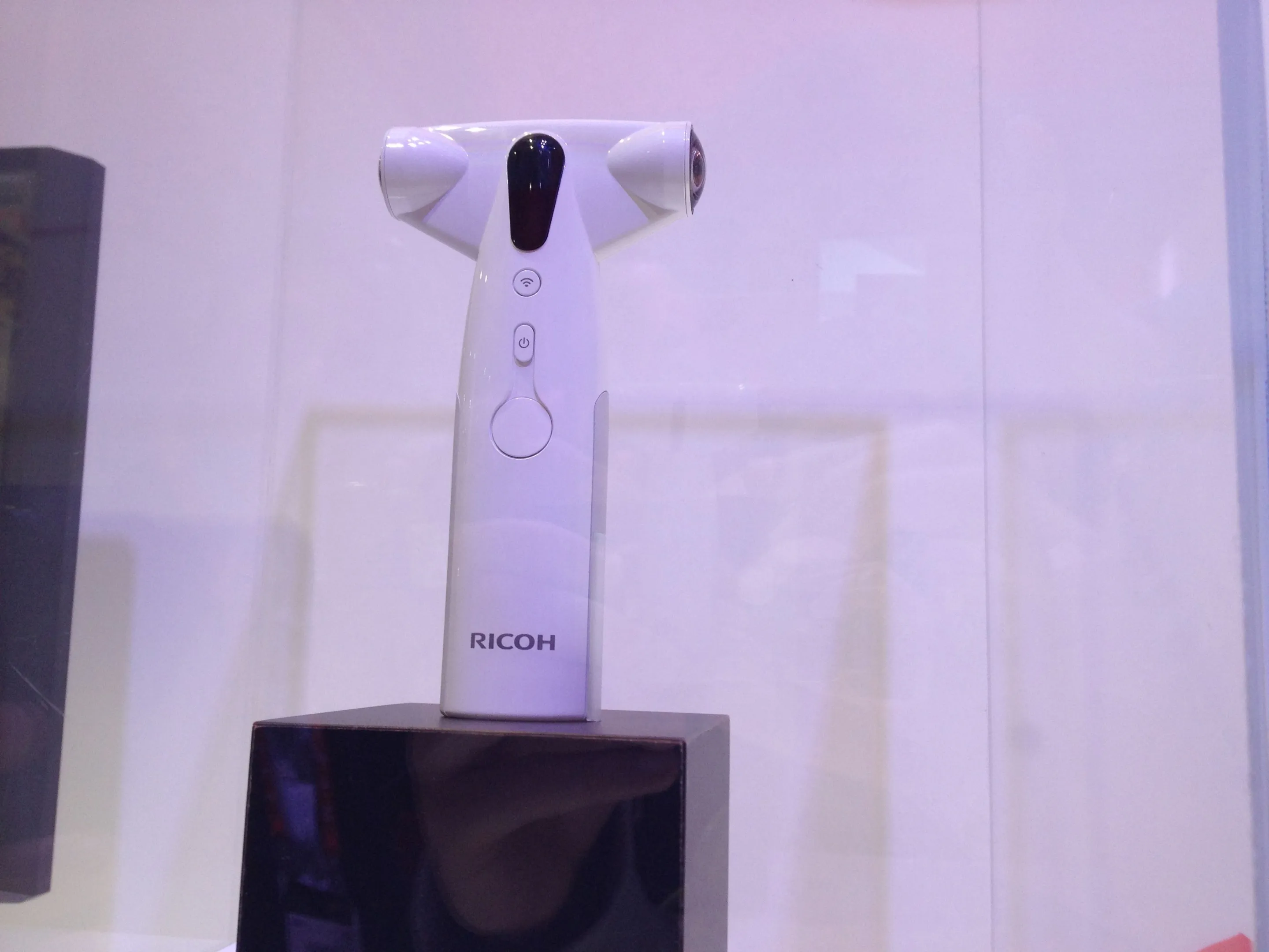 Ricoh's prototype 360-degree one shot panoramic camera