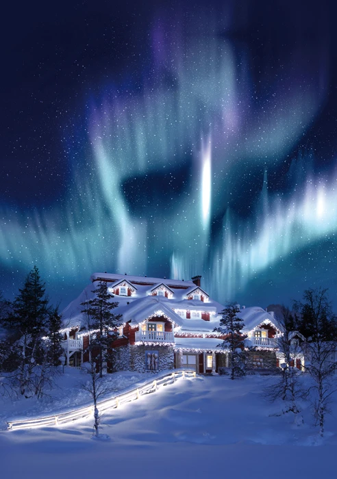 Santa Resort (image from Hotel Kakslauttanen)