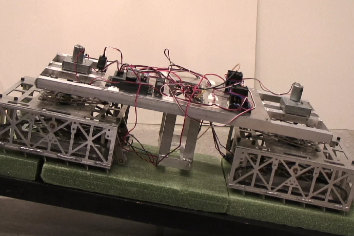 Scalybot 2 replicates the rectilinear locomotion employed by snakes that is efficient and allows them to crawl into tight spaces