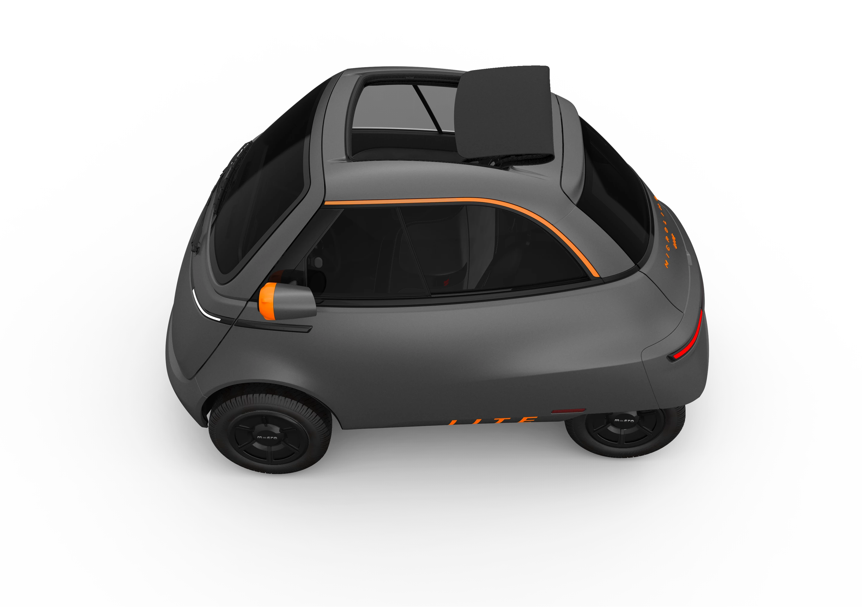 The Microlino Lite comes with a sunroof "for that convertible feeling in summer"