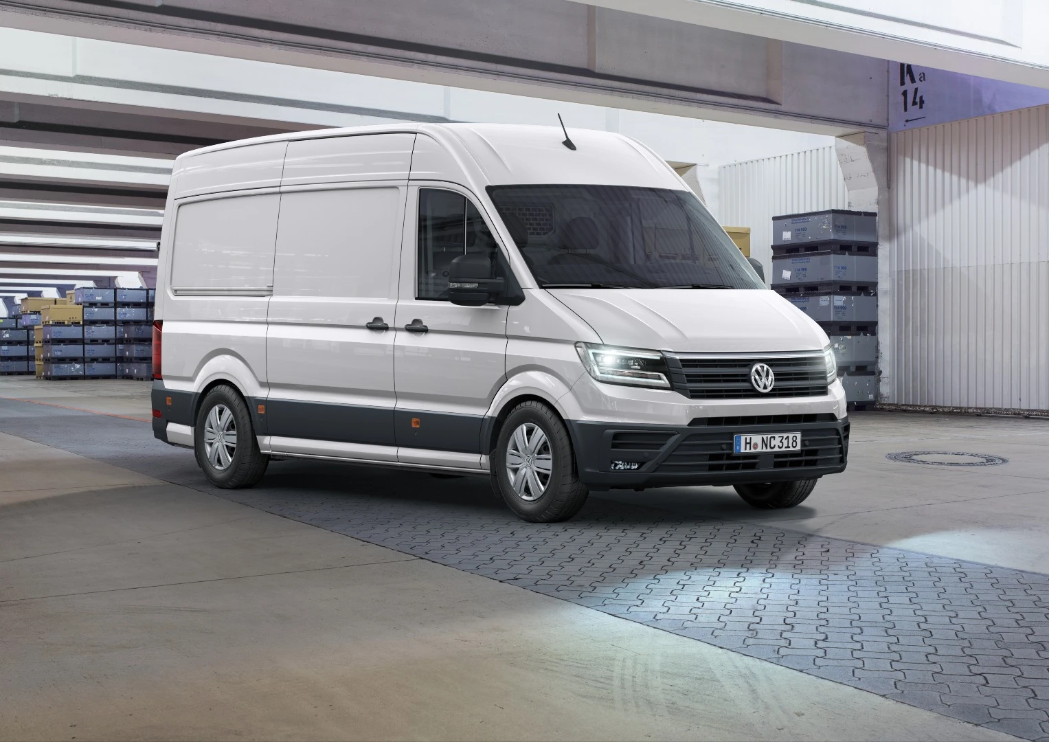 The new Crafter is available in three different lengths and heights