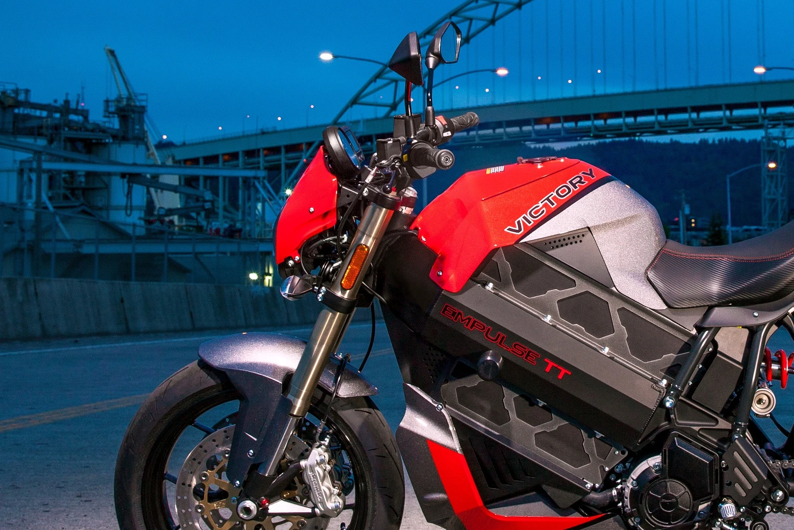 Right below the Empulse TT logo sits an optional frame slider