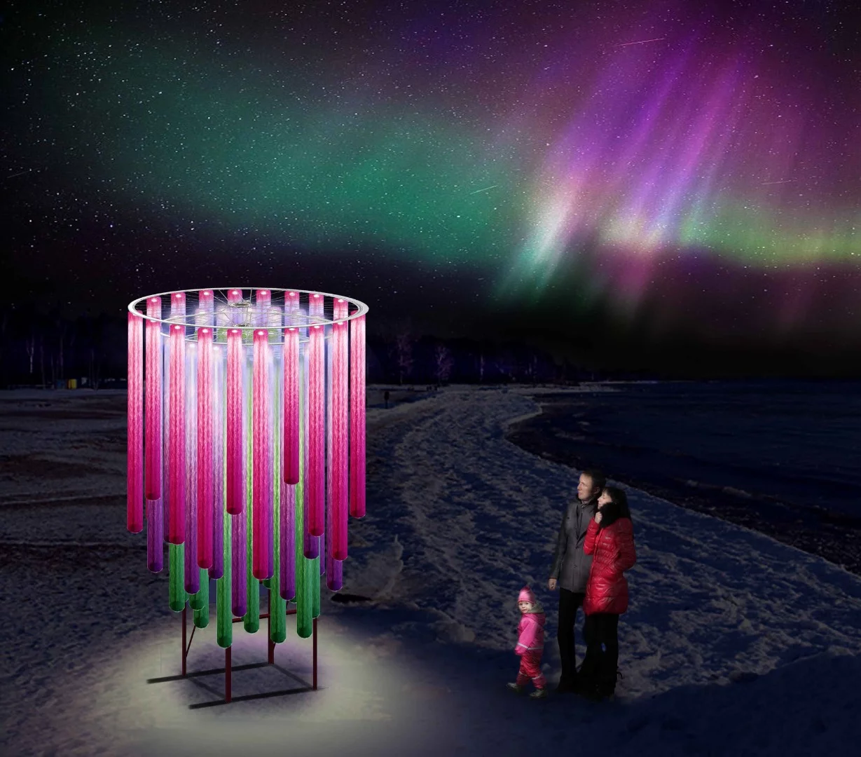 Aurora Borealis, by Sudbury, Ontario's Laurentian University team