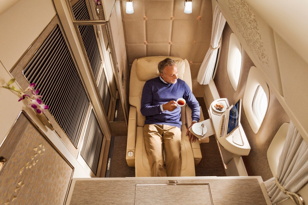 First Class places an emphasis on privacy