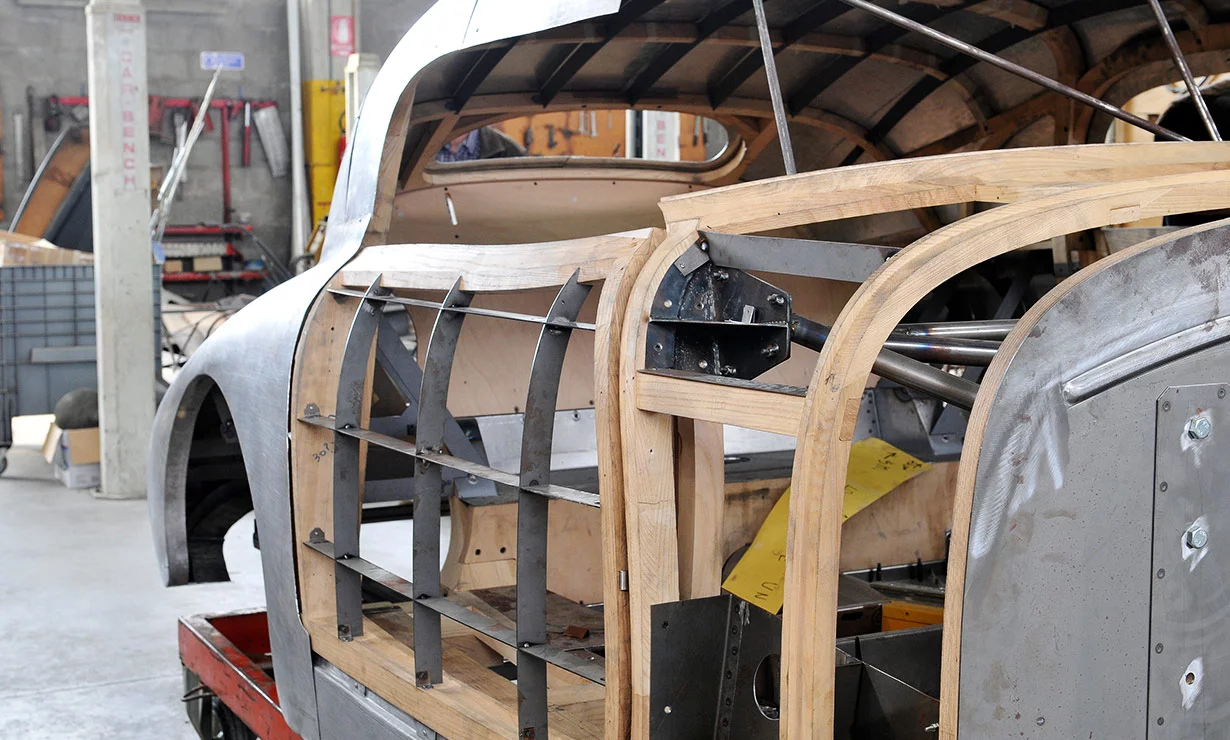 540 K Streamliner framing