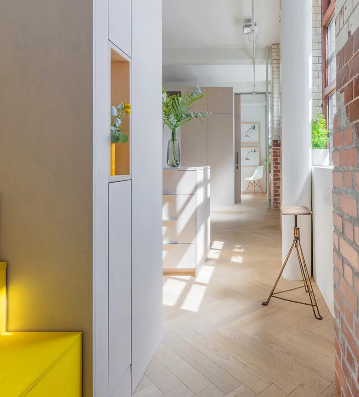 Occupants can retreat to their own space, without feeling closed in