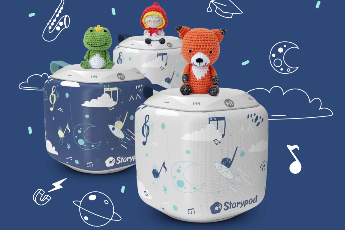 Storypod is a smart speaker that works with cute yarn figurines to deliver kid-friendly stories, songs and games