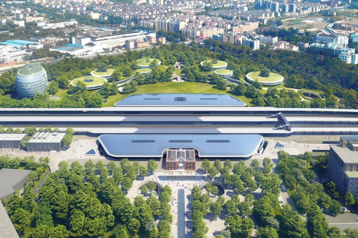 Train Station in the Forest is already well underway and expected to be completed in July