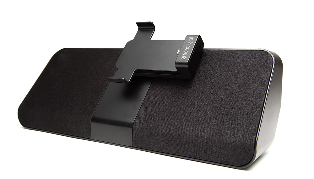 The cradle can also be rotated for horizontal or vertical viewing angles