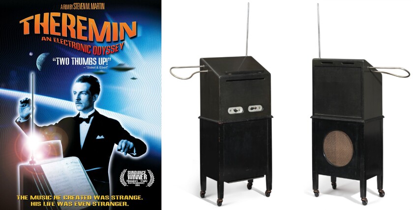 Léon Theremin and his Theramin created quite a stir in the United States