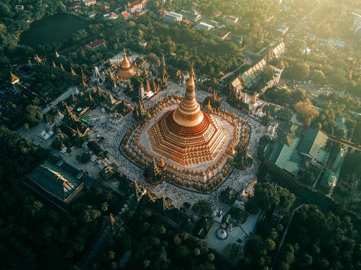 Temples in Myanmar. (Credit: Dimitar Karanikolov / Behance CC BY-NC-ND 4.0)