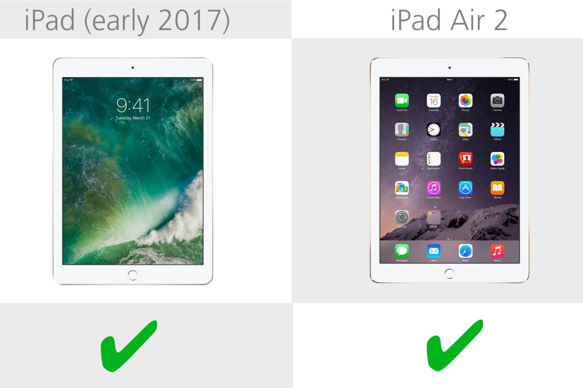 Ipad 2017 Vs Ipad Air 2