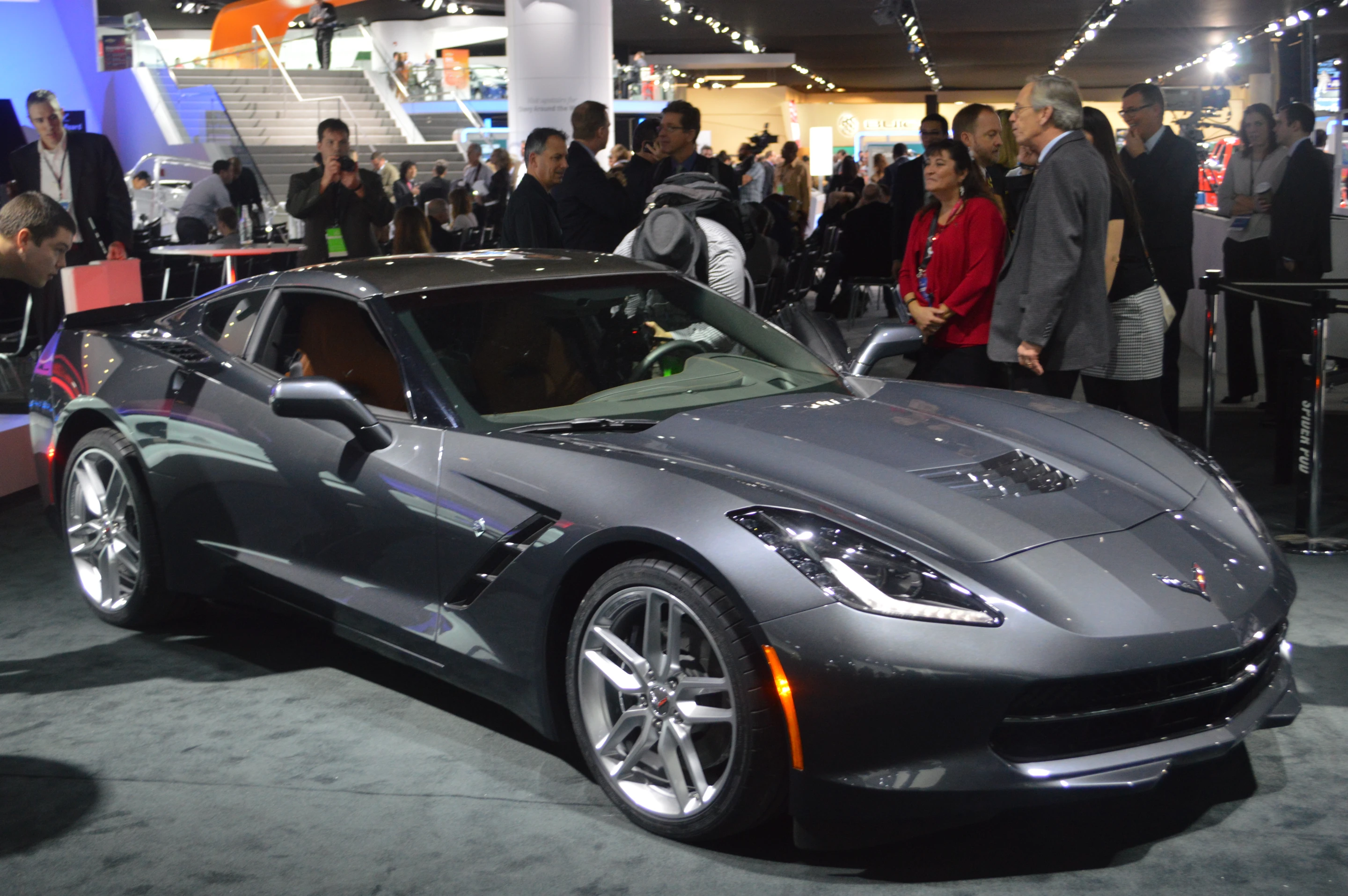 A new Corvette is born at the 2013 North American International Auto Show