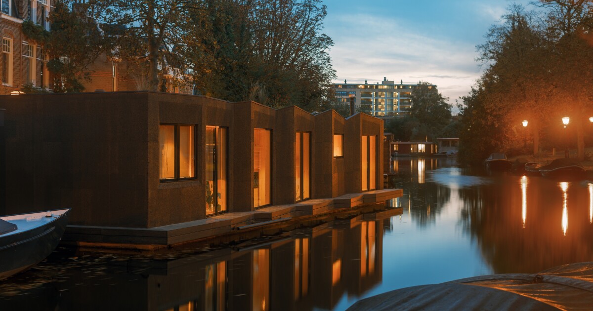 Green-roofed floating home pops a cork for sustainability
