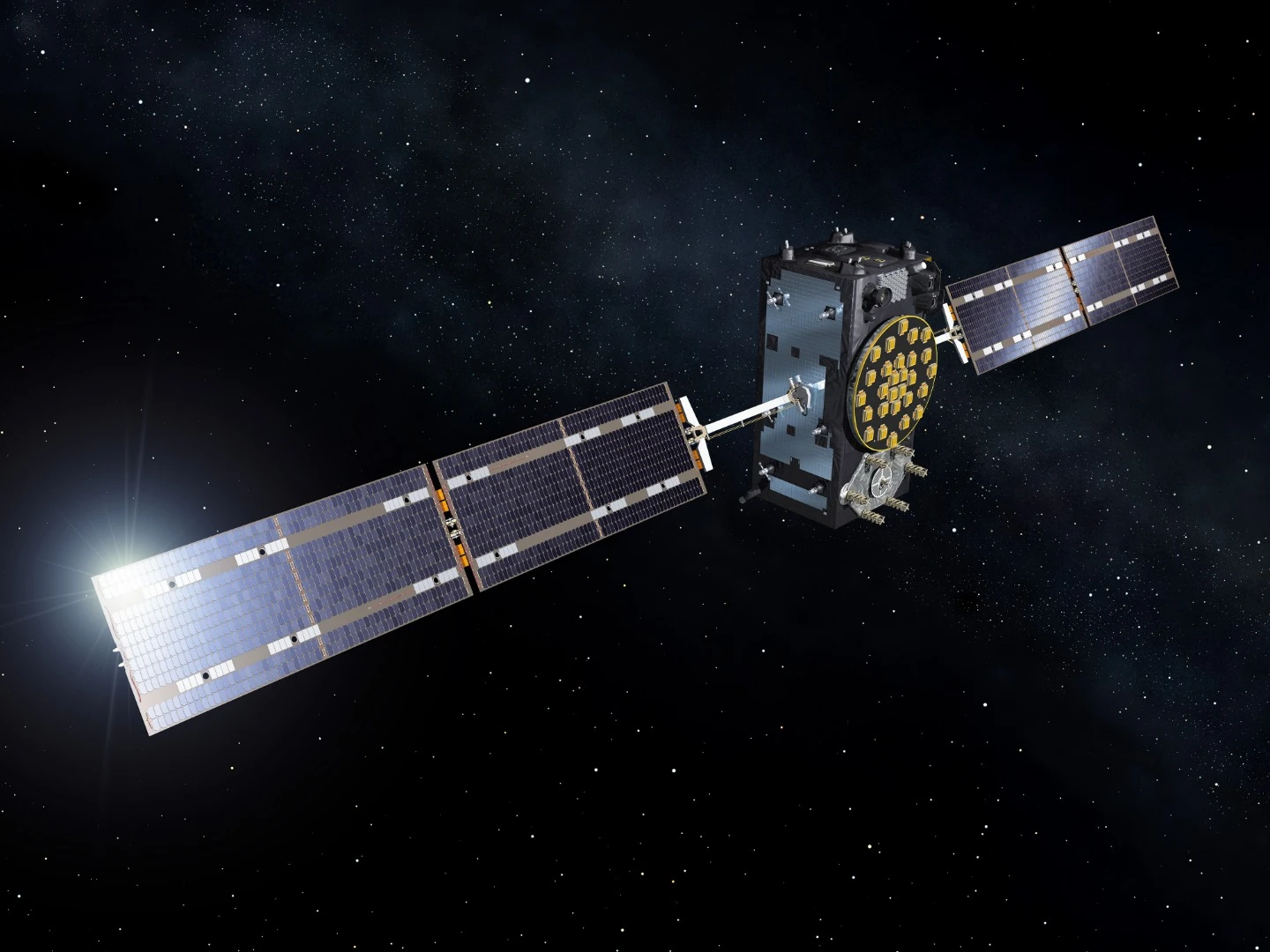 Artist's concept of a Galileo satellite